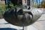 Sleeping Moon, MBTA's Ashmont Station Plaza, Peabody Square, by Joseph Wheelwright